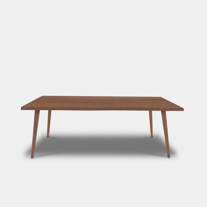 Tafel Boomstam Eikenhout  Konisch  280x100, Huis en Inrichting, Tafels | Eettafels