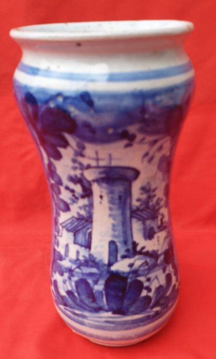 Apothekerspot / Albarello - Antieke Albarello Savona Italië, Antiek en Kunst, Antiek | Glaswerk en Kristal