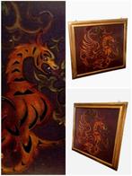 Paneel - Textiel - Drago - 1900 ca., Antiquités & Art
