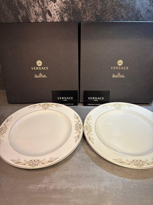 Versace x Rosenthal - Assiette de petit-déjeuner (2) -, Antiquités & Art, Antiquités | Verre & Cristal