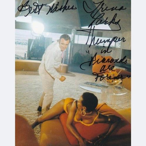 James Bond 007: Diamonds Are Forever - Signed by Trina Parks, Verzamelen, Film en Tv
