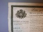 Document - Lettre dattribution de la médaille de chevalier