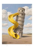 Mr Strange - The Tower of Pisa, Antiek en Kunst, Kunst | Schilderijen | Modern