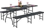 2dekans | Biertafel / bierbank / bierset - Kunststof / Rotan, Tuin en Terras, Ophalen of Verzenden, Nieuw