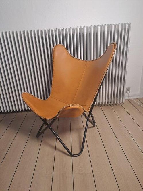 Chaise - Cuir - Chaise Chauve-souris, Antiek en Kunst, Kunst | Designobjecten
