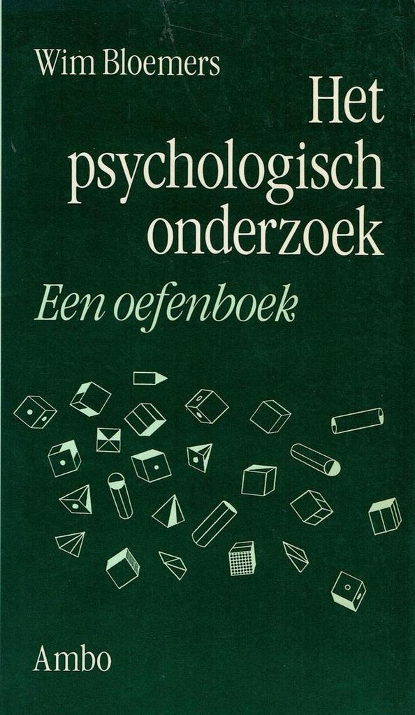 Psychologisch onderzoek 9789026309977 Bloemers, Boeken, Psychologie, Zo goed als nieuw, Verzenden