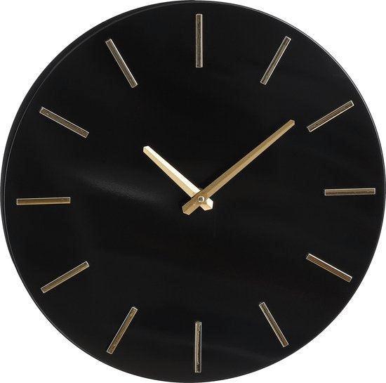 Tweedekans | Mica Decorations Brixen Wandklok - Ø36 cm -, Huis en Inrichting, Woonaccessoires | Klokken, Ophalen of Verzenden