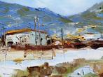 René Constant - Hyères -Le canal des salins, Antiek en Kunst, Kunst | Schilderijen | Klassiek