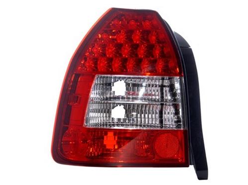 Achterlichten Honda Civic 96-01 3D LED rood/wit, Auto-onderdelen, Verlichting, Nieuw, Honda, Verzenden