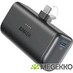 Anker Nano 5000 mAh Zwart, Telecommunicatie, Powerbanks, Verzenden, Nieuw