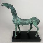 Robert Dyrcz - sculptuur, The horse (bronze, unique) - 24 cm, Antiek en Kunst, Curiosa en Brocante