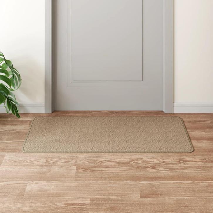 vidaXL Tapijtloper 50x100 cm sisal-look zandkleurig, Huis en Inrichting, Stoffering | Tapijten en Vloerkleden, Nieuw, Verzenden