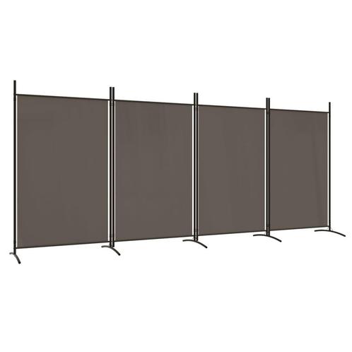 Kamerscherm 346cm Antraciet - Retour Deal - 40% Korting!, Huis en Inrichting, Woonaccessoires | Kamerschermen, Nieuw, Verzenden