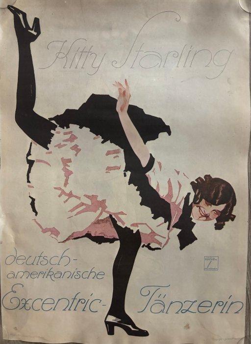 Ludwig Hohlwein 1874 - 1949 - Kitty Starling –, Antiek en Kunst, Kunst | Tekeningen en Fotografie