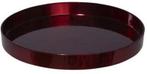 Onderbord Dienblad Rond Rood 27 cm, Huis en Inrichting, Nieuw