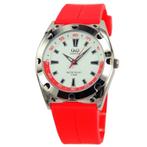 Trendy Q&Q Horloge met rood horlogeband
