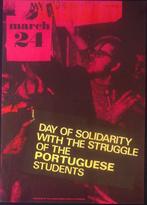 Solidariteit met Portugese studenten op poster (lijst optie), Verzamelen, Verzenden, Nieuw, Overige onderwerpen, Met lijst