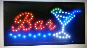 Bar cafe broodjes LED bord lamp verlichting lichtbak reclame, Verzenden