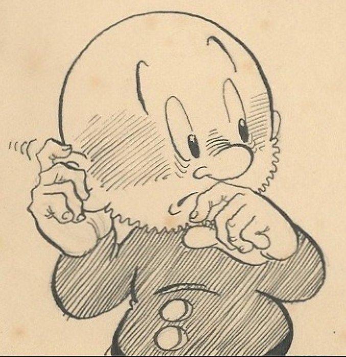 Dulieu, Jean - 1 Original drawing - Paulus de Boskabouter -, Boeken, Stripverhalen