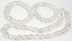 Cristal de Roca Cuarzo - 2 Armbanden en Halsketting -