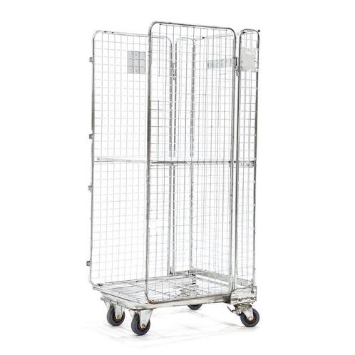 Gebruikte 3-Heks rolcontainer a-frame nestbaar, Doe-het-zelf en Bouw, Transportwagens, Gebruikt, Ophalen of Verzenden