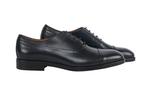 TESTONI 1929 Salerno Oxford Shoes Vintage Calf Navy 8 UK -, Nieuw