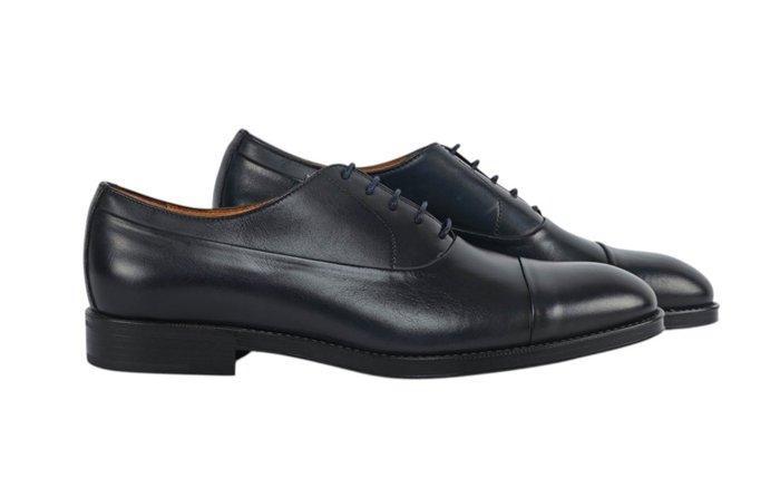 TESTONI 1929 Salerno Oxford Shoes Vintage Calf Navy 8 UK -, Kleding | Heren, Schoenen