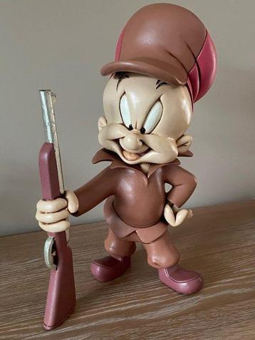 Very rare Statue in resin   Elmer Fudd on the hunt. beschikbaar voor biedingen