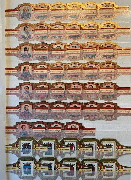 Alvaro en Don Diaz - Sigarenbandje - Papier - (6700), Antiek en Kunst, Antiek | Speelgoed