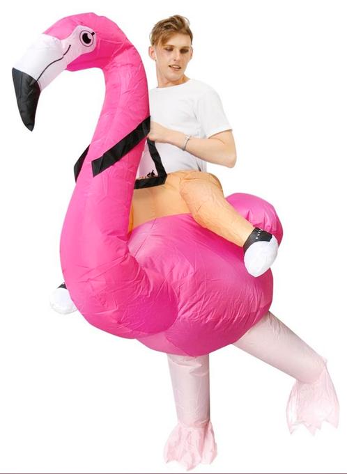 KIMU® Opblaas Kostuum Rijdend op Flamingo Opblaasbaar Pak Fl, Vêtements | Femmes, Costumes de carnaval & Vêtements de fête, Enlèvement ou Envoi