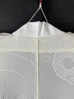 3k12-04 Kimono Nagajuban: Geometrische en Bloemmotieven -