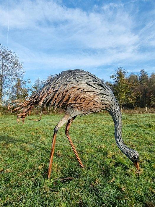 Figure - Levensechte struisvogel - Fer, Métal, Antiquités & Art, Curiosités & Brocante