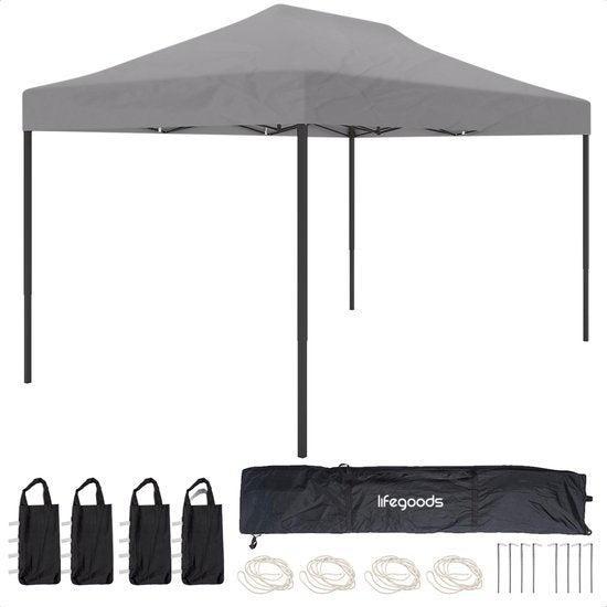 2dekans | LifeGoods Partytent Paviljoen 3,0 x 4,5 m, Tuin en Terras, Partytenten, Ophalen of Verzenden