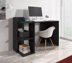 Meubella | Bureau Pierre - Zwart - 120 cm, Huis en Inrichting, Verzenden, Nieuw
