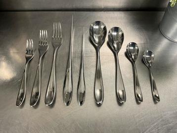 Mepra Inox Italy Forma - servies in meerdere setjes, Ophalen of Verzenden, Compleet servies