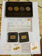 Wereld. 2013 (4 monnaies couleurs) + 2 X  1/500 Oz (.999) or, Postzegels en Munten