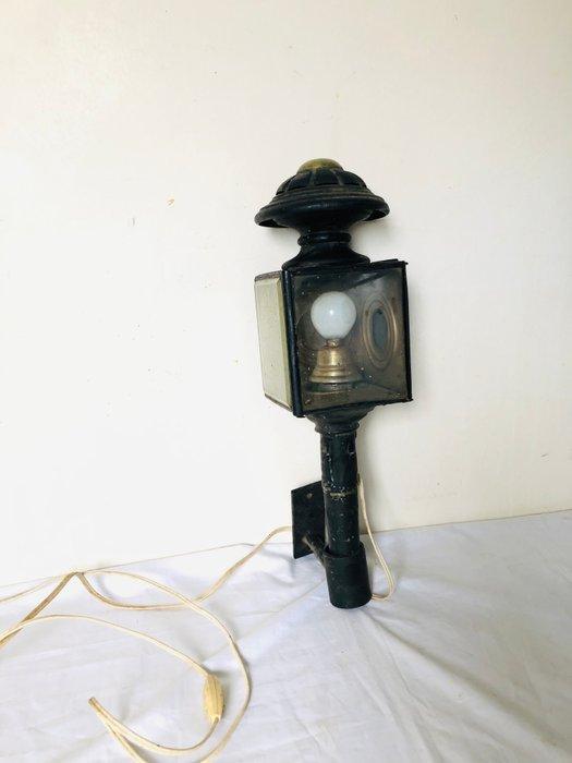 Caleche (hippomobile) - Lantaarn - Messing - paard en wagen, Antiek en Kunst, Curiosa en Brocante
