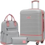 Coolife Koffer 3-delig Set | Retour Deal | 2% Korting!, 60 tot 70 cm, Hard kunststof, Verzenden, 45 tot 55 cm