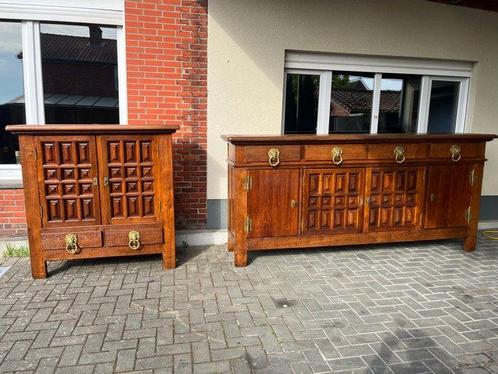 Hoog dressoir - Eik, Antiek en Kunst, Curiosa en Brocante