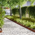 vidaXL Grasafscherming 10 pcs Bruin 100 x 0.05 x 20 cm, Tuin en Terras, Bielzen en Borduren, Verzenden, Nieuw