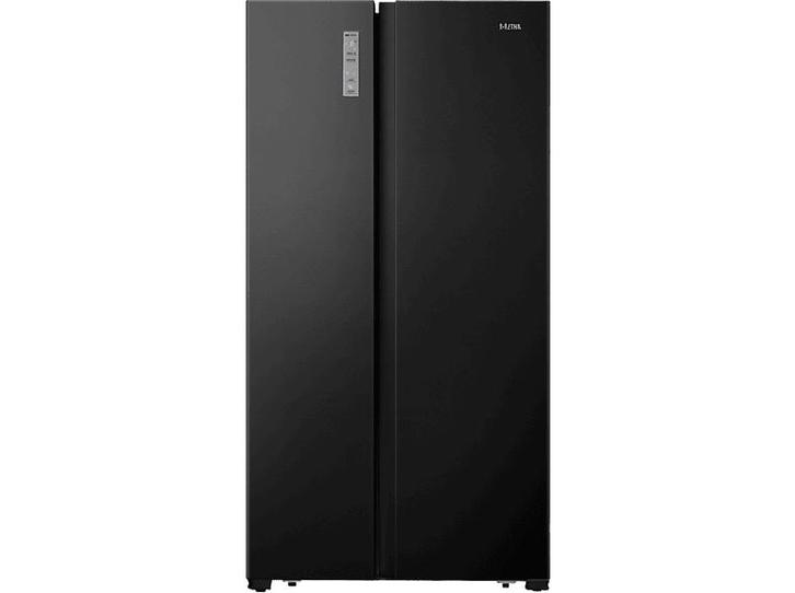 Etna -  Amerikaanse Koelkast C  - Zwart, Elektronische apparatuur, Koelkasten en IJskasten, 200 liter of meer, Nieuw, Met aparte vriezer