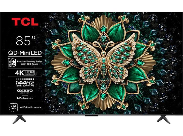 Tcl -   Qd-miniled Google Tv 85 (2025) - Zwart, Audio, Tv en Foto, Televisies, 100 cm of meer, 100 cm of meer, Nieuw, Overige merken