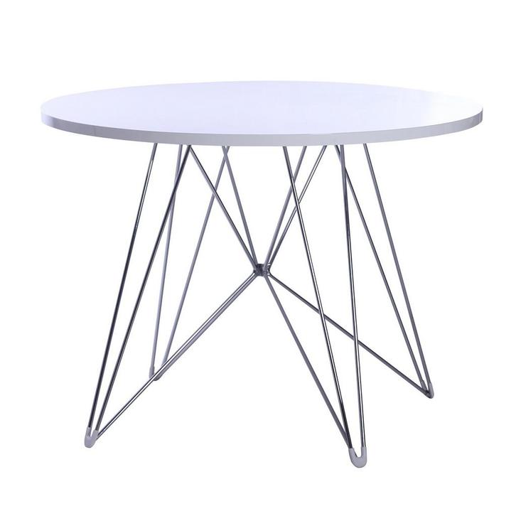 Eettafel CTR Eetkamertafel Eiffel wit, Huis en Inrichting, Tafels | Eettafels, Nieuw, Verzenden