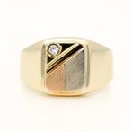 Ring - 14 karaat Geel goud Diamant (Natuurlijk), Handtassen en Accessoires, Ringen, Nieuw