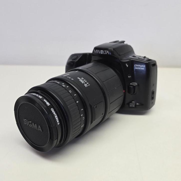 Minolta Dynax 500si Autofocus Spiegelreflexcamera Incl. S..., Audio, Tv en Foto, Videocamera's Analoog, Ophalen of Verzenden