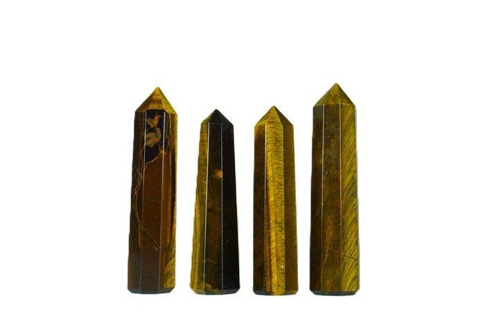 Pierre œil de tigre - Pierre de cristal - Table ou, Collections, Minéraux & Fossiles