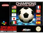 Champions World Class Soccer-Standaard (SNES) Gebruikt, Games en Spelcomputers, Ophalen of Verzenden, Nieuw