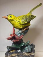 Milo (1910-1978) - sculptuur, Gele vogel - 27.5 cm - Brons, Antiek en Kunst