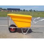 Landbouwkruiwagen 170l in veiligheidskleur geel met warm, Doe-het-zelf en Bouw, Transportwagens, Nieuw