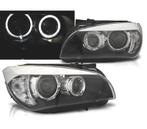 PHARES POUR BMW X1 09- ANGEL EYES LED FOND NOIR, Verzenden, Nieuw